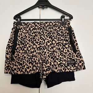 Adam Selmen Leopard Shorts